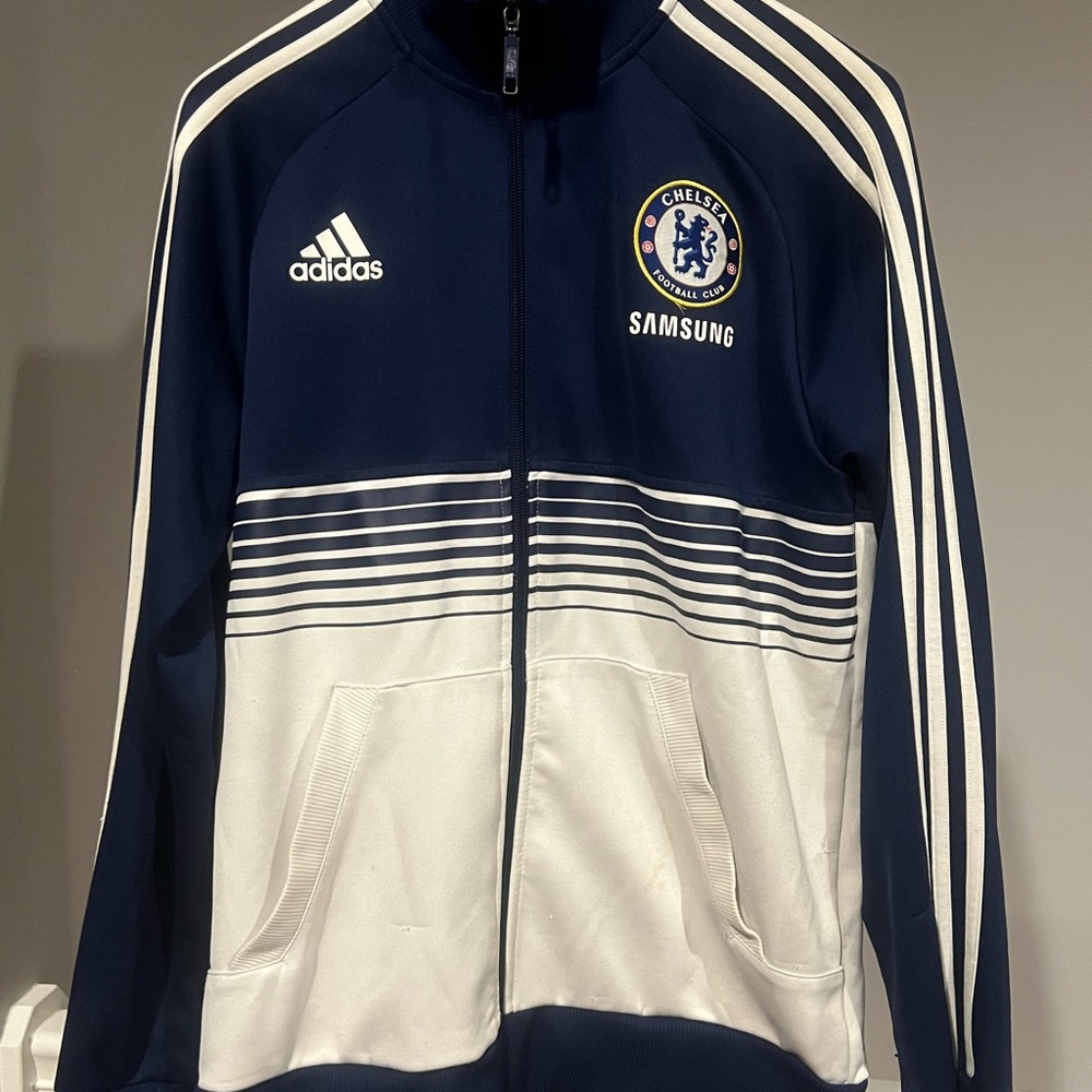 Adidas Navy Blue Track Jacket
